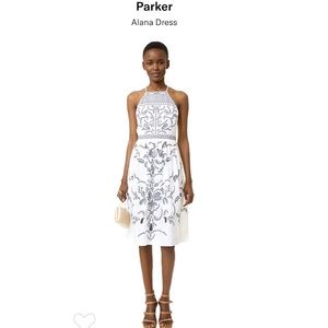 Beautiful Eyelet Embroidered Dress Parker Alana